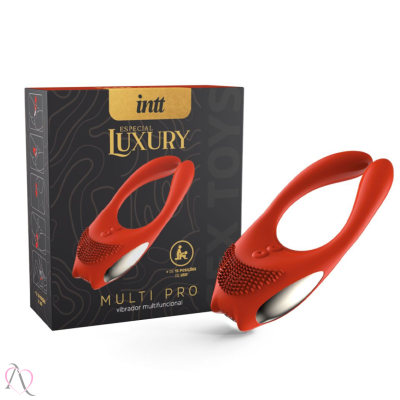 Vibrador de Casal Multi Pro Luxury 12 Modos de Vibração Vibrador de Casal Multi Pro Luxury 12 Modos de Vibração