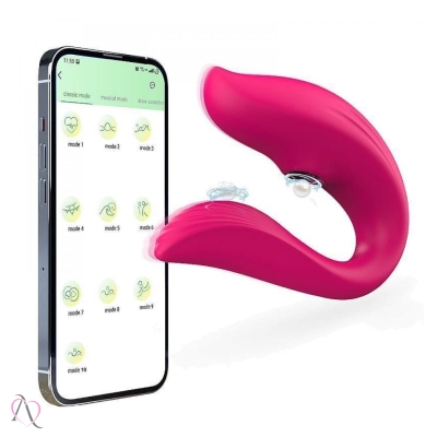 Vibrador de Casal Por Aplicativo com 10 Modos de Vibração