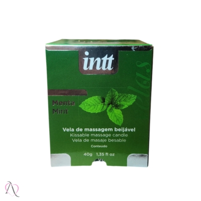 Vela para Massagem Sensual Beijável sabor Menta Intt 40g Vela para Massagem Sensual Beijável sabor Menta Intt 40g