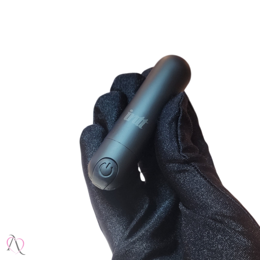 Vibrador Bullet Preto com 10 Modos de Vibração