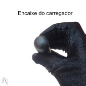 Vibrador Bullet Preto com 10 Modos de Vibração