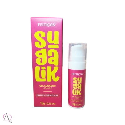 Gel Sugador Líquido Sugalik Sabor Frutas Vermelhas 15g Feitiços Gel Sugador Líquido Sugalik Sabor Frutas Vermelhas 15g Feitiços
