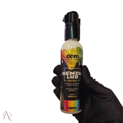 Lubrificante Beijável Semen Lub Baunilha LGBTQIA+ 100ml Lubrificante Beijável Semen Lub Baunilha LGBTQIA+ 100ml