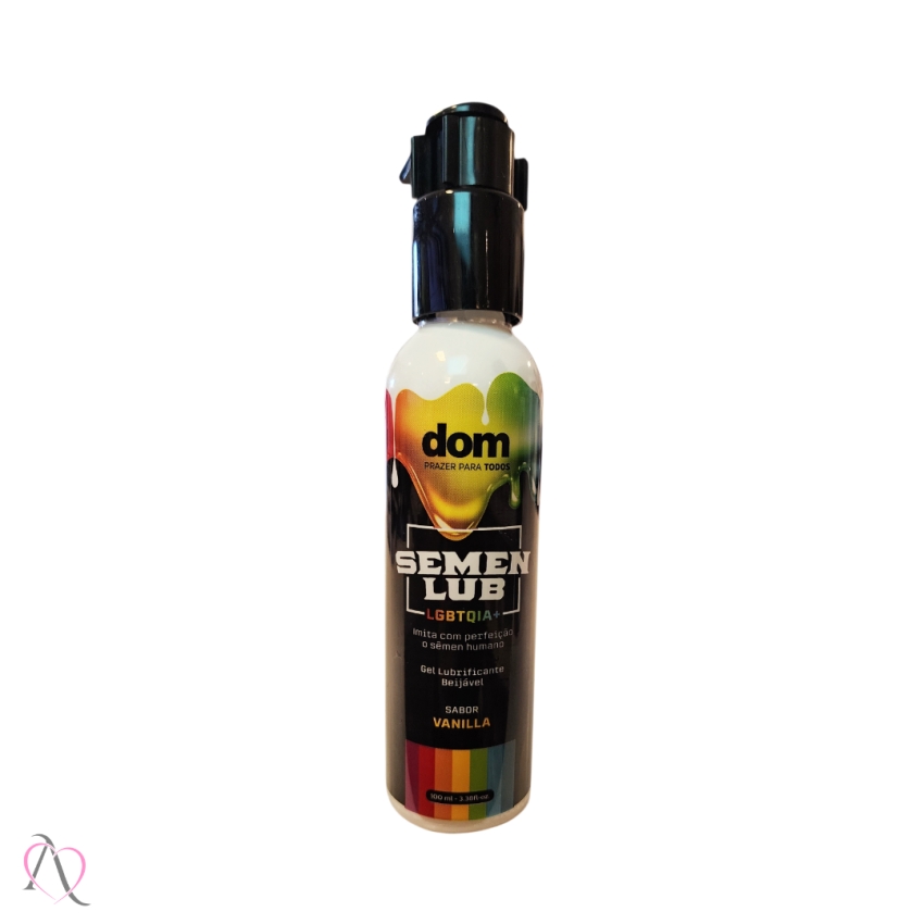 Lubrificante Beijável Semen Lub Baunilha LGBTQIA+ 100ml