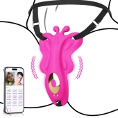 Vibrador de Calcinha por App com Cinta Ajustável 9 Modos de Vibração