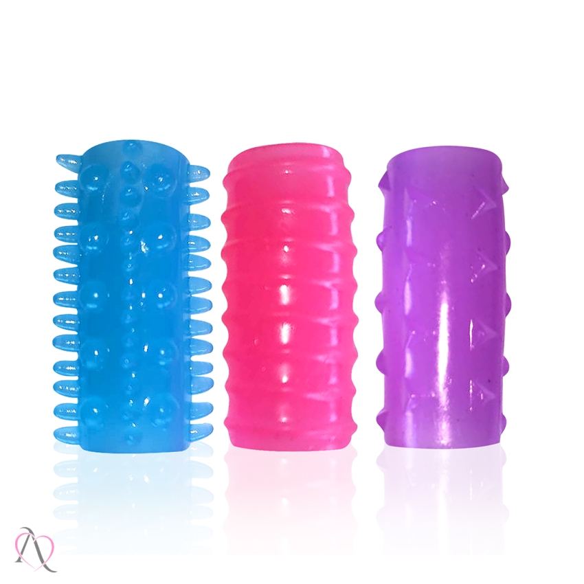 Anel Peniano Texturizado Kit com 3