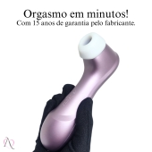 Vibrador Sugador de Clitóris em Ondas de Pressão Satisfyer Pro 2 Violeta 11 Modos