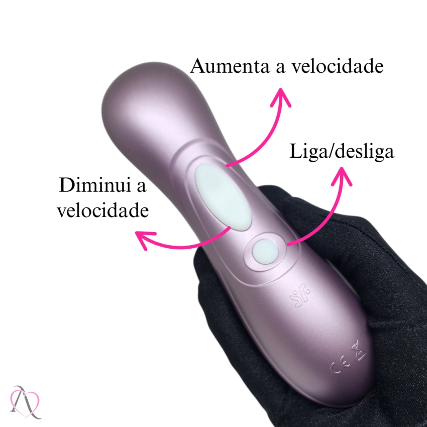 Vibrador Sugador de Clitóris em Ondas de Pressão Satisfyer Pro 2 Violeta 11 Modos