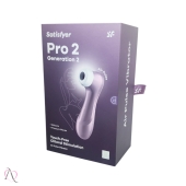 Vibrador Sugador de Clitóris em Ondas de Pressão Satisfyer Pro 2 Violeta 11 Modos