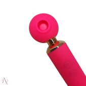Vibrador Varinha Mágica 3 em 1 Rosa 10 Modos de Vibração