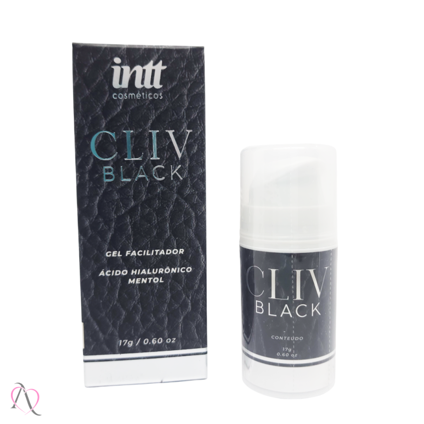 Cliv Black Intt Dessensibilizante Anal Sexo Anal Sem Dor possui Acido Hialurônico 17g