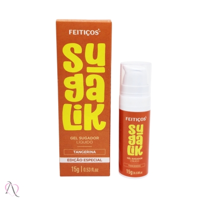 Gel Sugador Líquido Sugalik Sabor Tangerina 15g Feitiços Gel Sugador Líquido Sugalik Sabor Tangerina 15g Feitiços