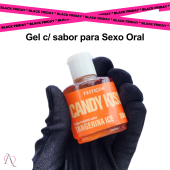 Gel Beijável para Sexo Oral Candy Kiss Tangerina Ice Feitiços