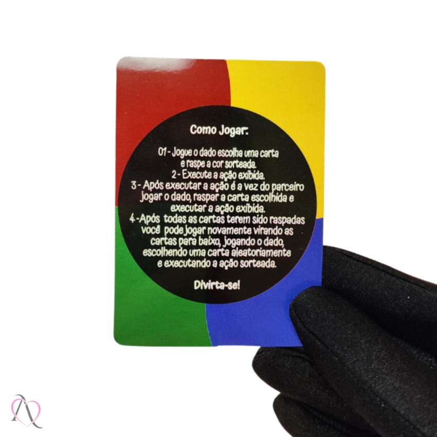 Jogo para casal Raspadinha Strip Tease Diversão ao Cubo