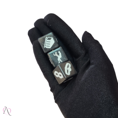 Jogo Erótico Dados Fetiche com 3 unidades Jogo Erótico Dados Fetiche com 3 unidades