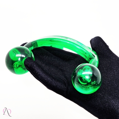Massageador em Acrílico Verde Massageador em Acrílico Verde