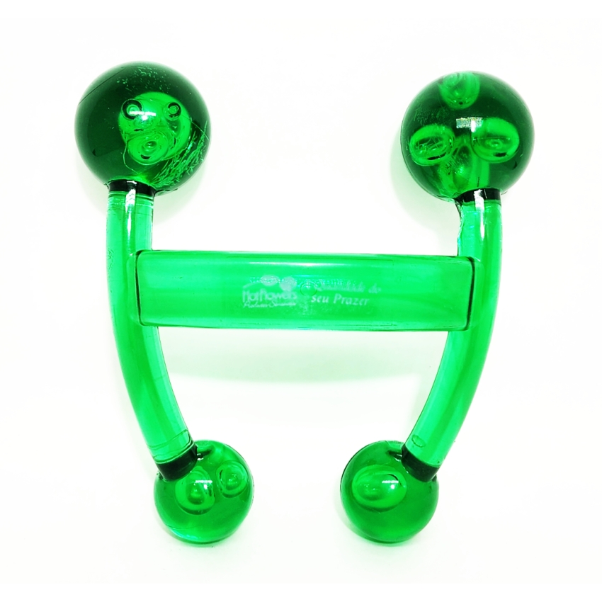 Massageador em Acrílico Verde