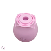 Vibrador Pulsador de Clitóris Rosa Magic Rose cor: Rosa Claro 10 Modos de Pulsação