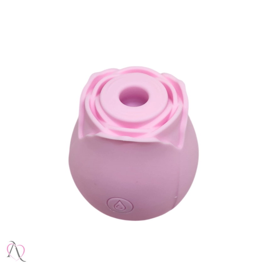 Vibrador Pulsador de Clitóris Rosa Magic Rose cor: Rosa Claro 10 Modos de Pulsação