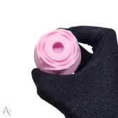 Vibrador Pulsador de Clitóris Rosa Magic Rose cor: Rosa Claro 10 Modos de Pulsação