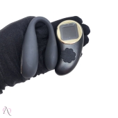 Vibrador de Casal com Controle Remoto Nathan 10 Modos de Vibração Cor: Preto