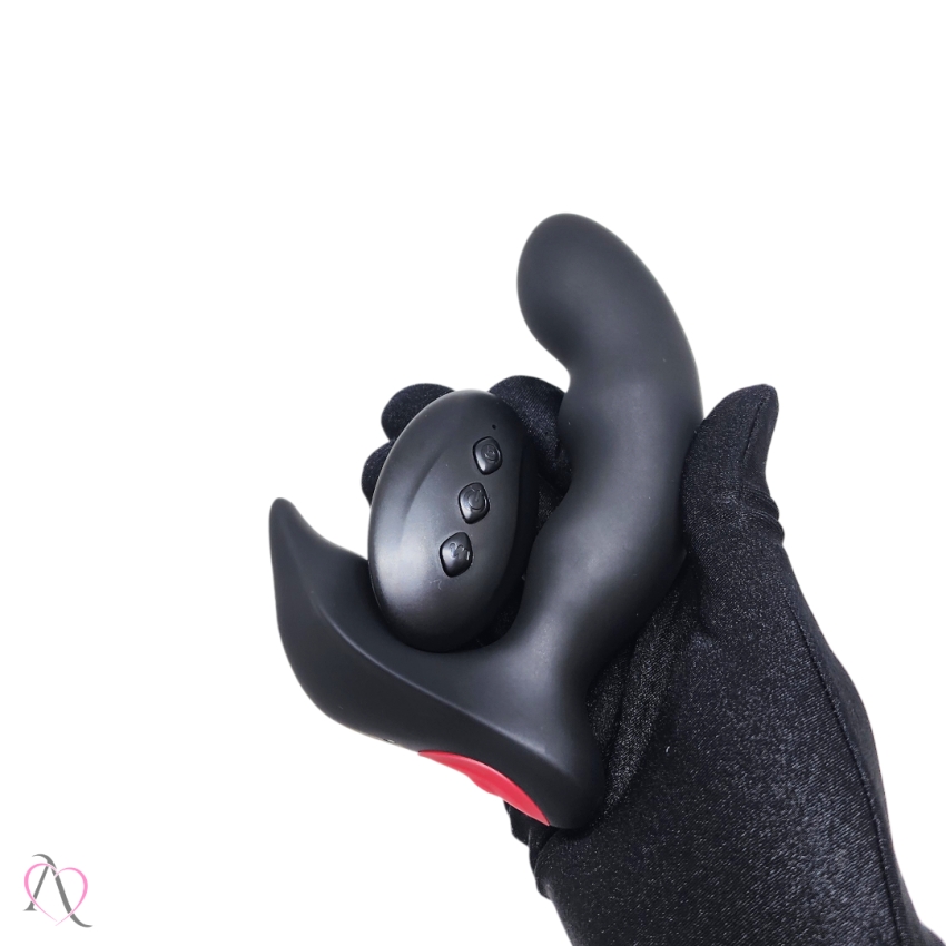 Plug Anal Vibrador de Próstata com Controle e Modo Dedilhar 10 Modos de Vibração Unissex
