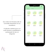 Vibrador de Calcinha por Aplicativo Longa Distância 9 Modos de Vibração Rosa Claro