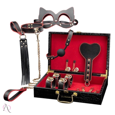 Kit Sado Maleta de Luxo com 10 Itens Kit Sado Maleta de Luxo com 10 Itens