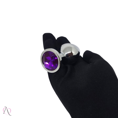 Plug Anal P cor Roxo Tamanho Pequeno 7x2,8cm