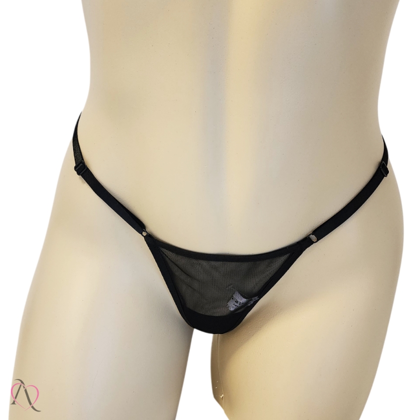 Calcinha que Brilha no Escuro Come Meu Cu Cor Preto