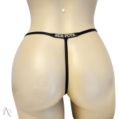 Calcinha que Brilha no Escuro Sua Puta Cor Preto