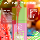Excitante Pico Pulse Suga, Pulsa, Vibra e Esfria sabor Picolé de Melancia 16g