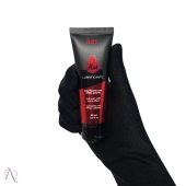 Kit Casal Iniciante - 1 Vibrador Penetrável Brighty à pilha e 1 Lubrificante Beijável Sabor Morango que Esquenta 50g