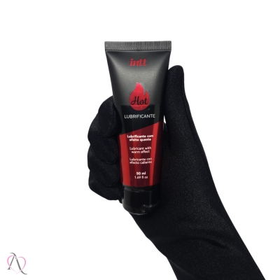 Kit Casal Iniciante - 1 Vibrador Penetrável Brighty à pilha e 1 Lubrificante Beijável Sabor Morango que Esquenta 50g