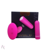 Vibrador Bullet com Controle Control Me Pink