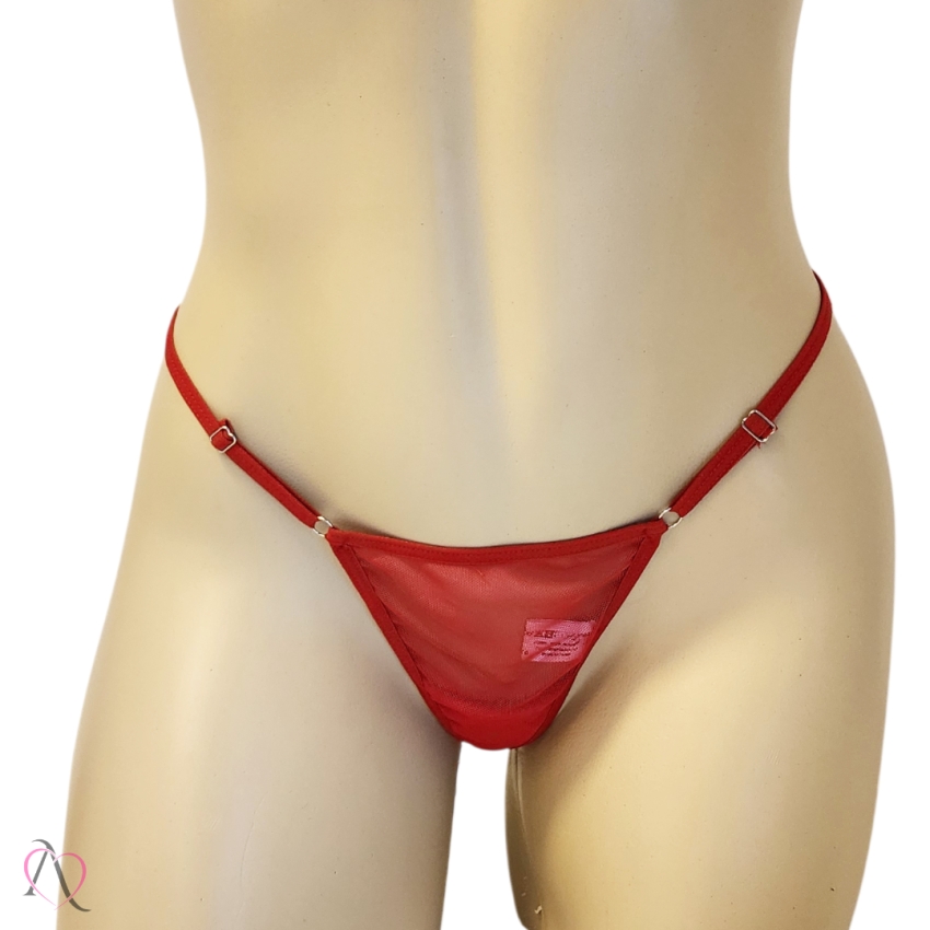 Calcinha Me Chupa Vermelho com Frase em Strass Tamanho Único