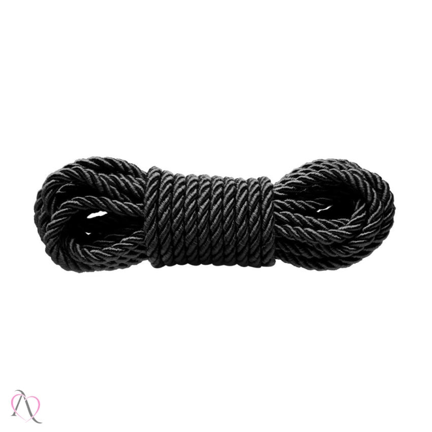 Corda Shibari 5 Metros - 65% Algodão / 35% Viscose cor Preto Dominatrixxx