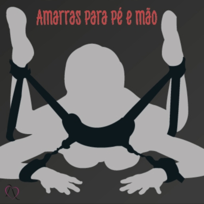Acessório para Posições Amarras Pés e Mãos Yaffa