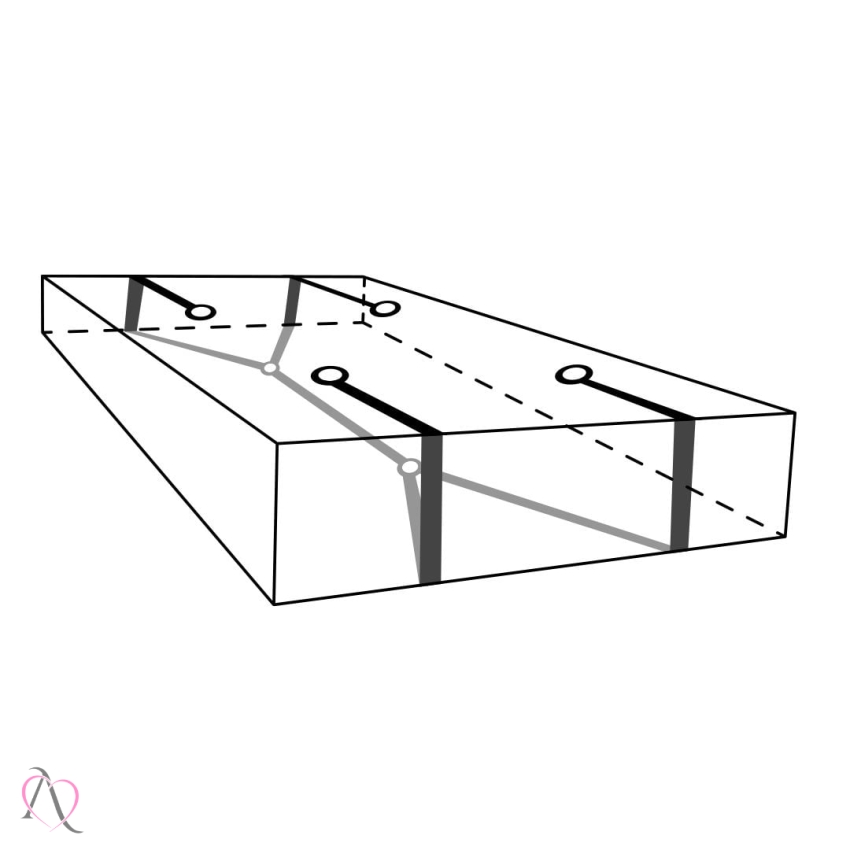 Algema e Tornozeleira Amarras para Colchão - Yaffa
