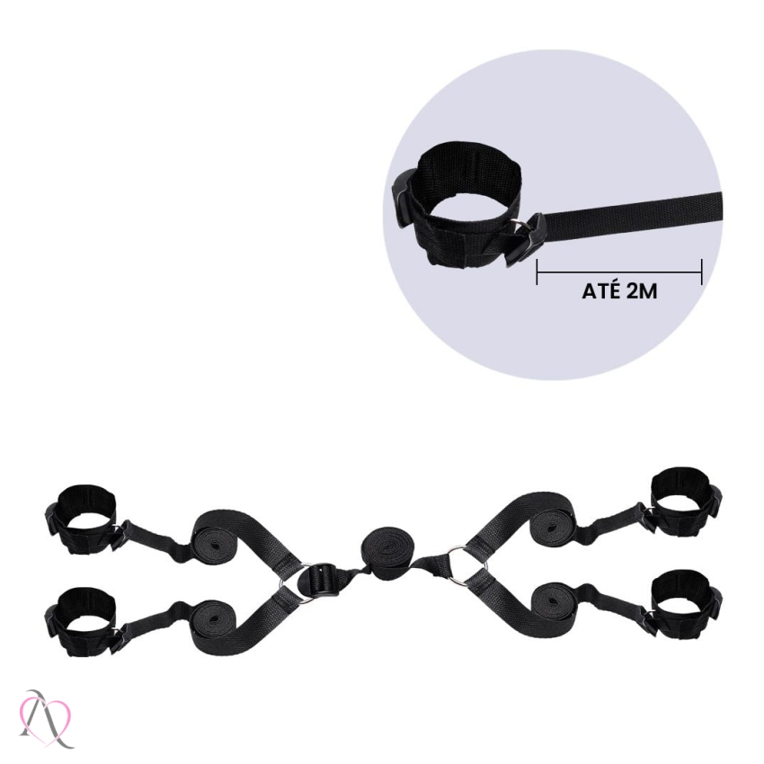 Algema e Tornozeleira Amarras para Colchão - Yaffa