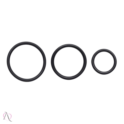 Anel Peniano Simples Kit com 3 Unidades