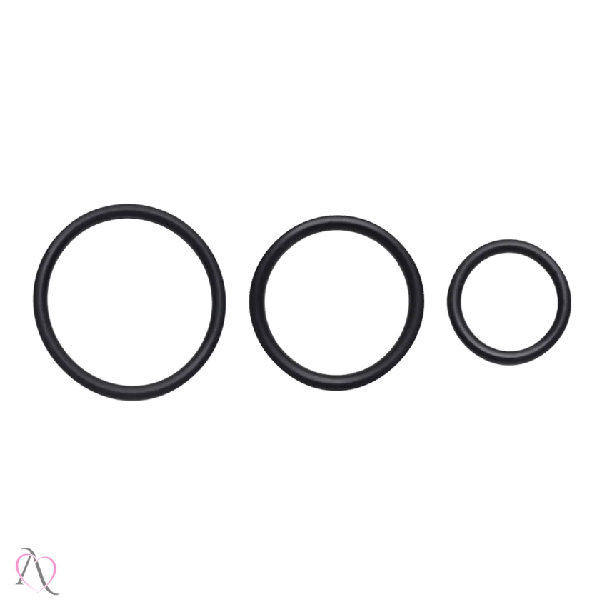 Anel Peniano Simples Kit com 3 Unidades