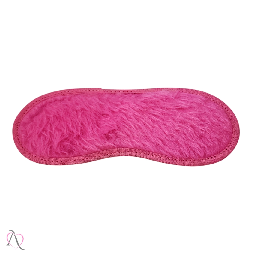 Venda Tapa Olho Pelúcia cor Rosa