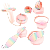 Kit Sado Erótico Holográfico com 6 Itens