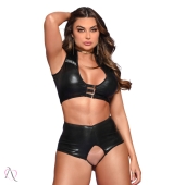 Fantasia Agente do Desejo Cor Preto Tamanho G - Yaffa