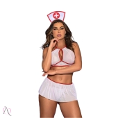 Fantasia Enfermeira Curadora Erótica Tamanho G - Y7905