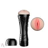 Masturbador Masculino de Vagina em Formato de Lanterna Recarregável