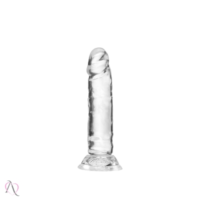 Prótese de Pênis 14,8x3cm Transparente com Ventosa