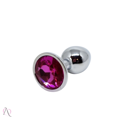 Plug Anal Pequeno cor Pink Redondo Tamanho P 7x2,8cm