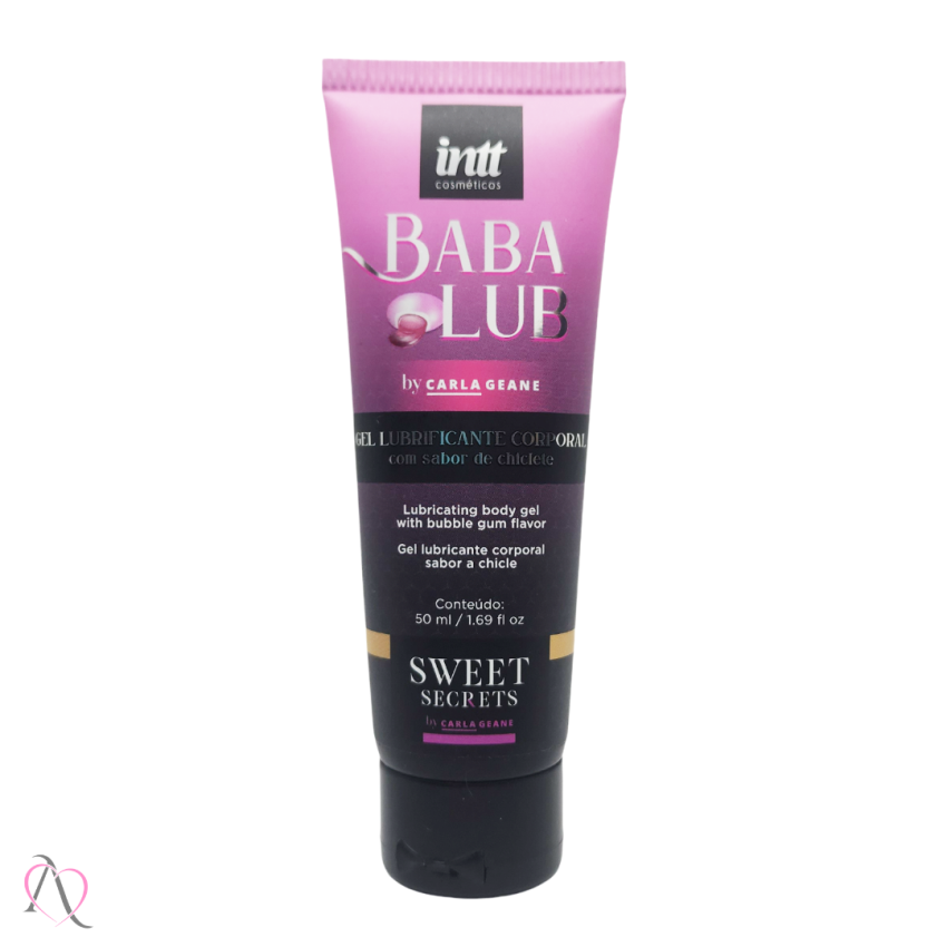 Lubrificante Beijável Baba Lub Sabor Chiclete Intt 50ml